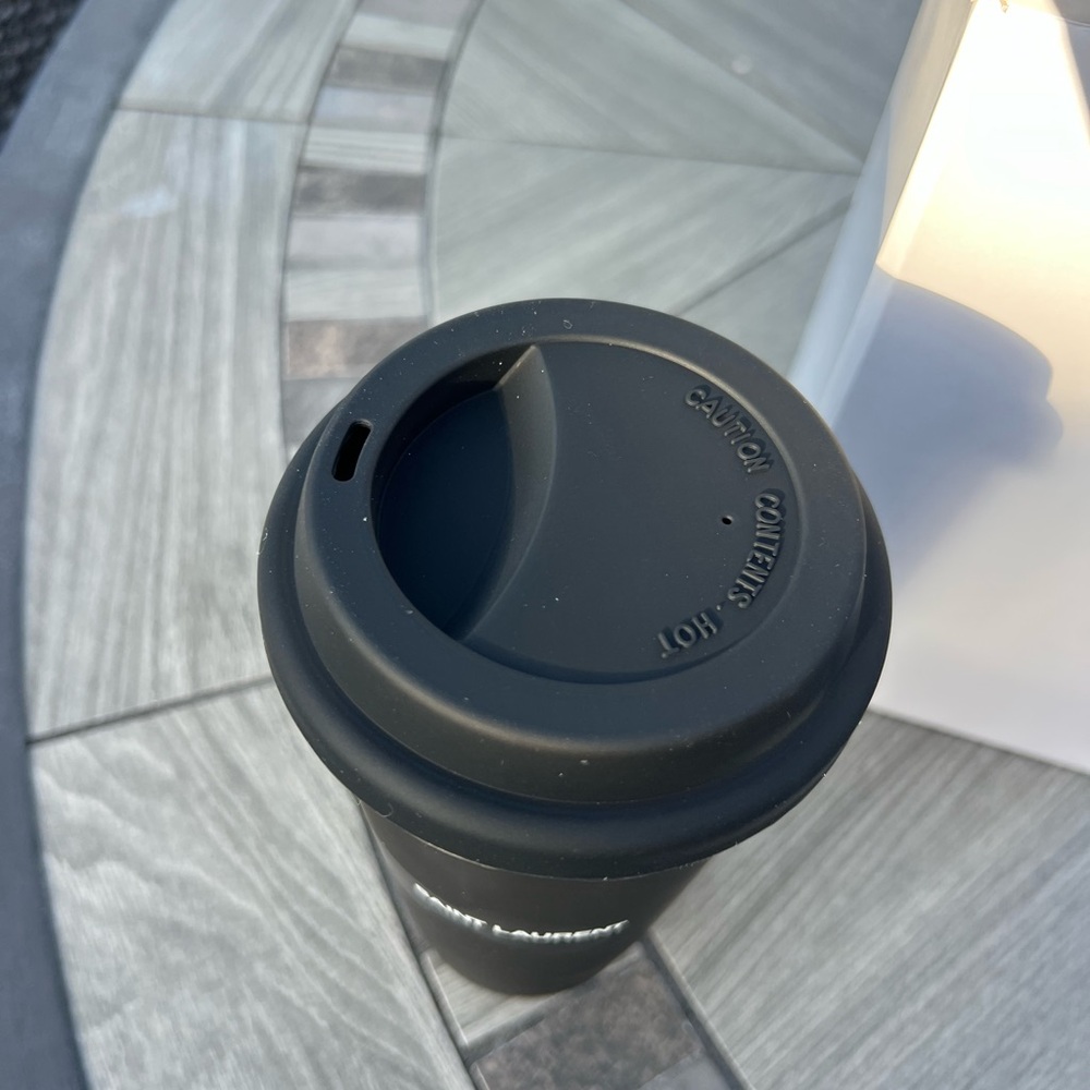 Saint Laurent Coffee Mug In Ceramic Black Size Large Brand New In The Box - Picture 2 of 6